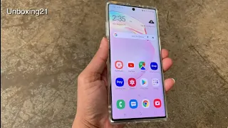 Samsung galaxy note 10 plus white unboxing