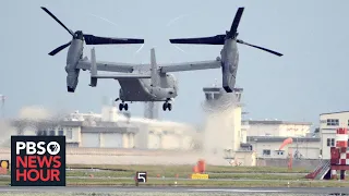 The troubled safety record of the Osprey aircraft fleet grounded by the U.S. military