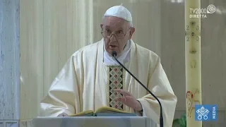 Papa Francesco, omelia a Santa Marta del 22 aprile 2020