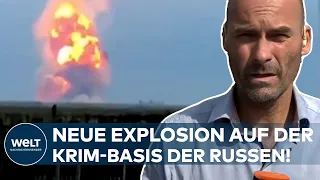 PUTINS KRIEG: Neue Explosion auf Krim-Basis der Russen! Munitionslager detoniert