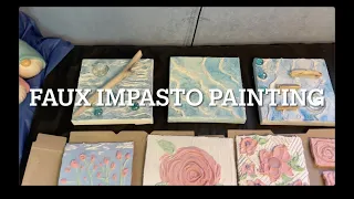 Crafting with Kimberly : Faux Impasto Painting