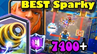 🔥 Best Sparky Giant DECK Ever 👈 7200 Ladder Pushing - Clash Royale