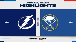 NHL Highlights | Lightning vs. Sabres - January 20th, 2024