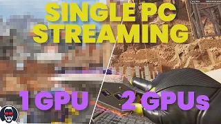 Can you stream with 2 GPUs in the same PC?! GTX 1080ti + Intel Arc streaming in AV1!