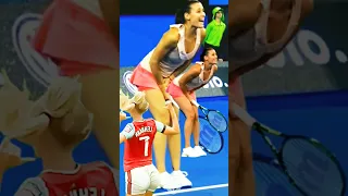 1 in a million moments in women's sports #shorts #funny #sports #1million #football #tennis