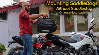 How to install Saddlebags On Motorcycle without Saddlestay | Tailbag