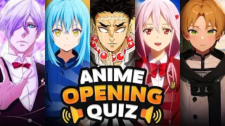 ANIME OPENING QUIZ 🎶🍥 (EASY ➜ HARD) 40 Anime Openings 🎧
