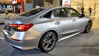 2022 Honda Civic Silver Color - Elegant Sedan | Exterior and Interior Walkaround
