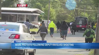 Protesters in Elizabeth City again demand release of body camera in fatal officer-involved shooting