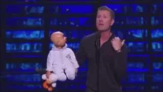 Paul Zerdin and Baby on Stage - HMG