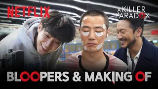 [Behind-the-scenes] Son Suk-ku's pale baby hands need makeup | A Killer Paradox | Netflix [ENG]