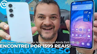 GALAXY A35 5G | POR 1599 Reais, O MELHOR CUSTO X BENEFÍCIO! MAIS BONITO e PODEROSO! Análise / Review