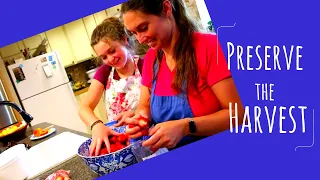 Preserving the Harvest Part 1// Canning and Freezing