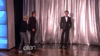 Ellen Surprises Colin Firth with His Wax Figure!