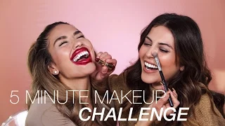 5 Minute Drugstore Makeup Challenge | Sona Gasparian + Iluvsarahii