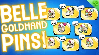 🧐Collecting Belle Goldhand Pins! Brawl Stars