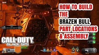 Call of Duty Black Ops 4 Zombies - How to build the Brazen Bull - Part locations