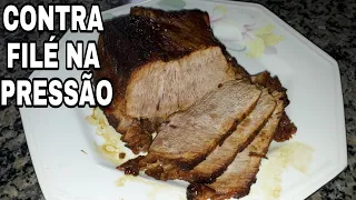 Faça esse CONTRA FILÉ NA PRESSÃO para o seu final de semana - Receita Rápida de se Fazer