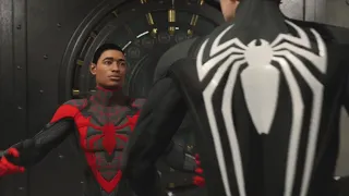 Marvel's Spider-Man 2: Peter Parker vs Miles Morales Symbiote Black Suit Ending Boss Fight