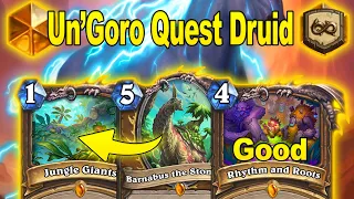 My Jungle Quest Druid Deck Is The Best To Play For Fun Showdown in the Badlands Games | Hearthstone