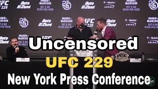 UFC 229 Press Conference Khabib vs McGregor
