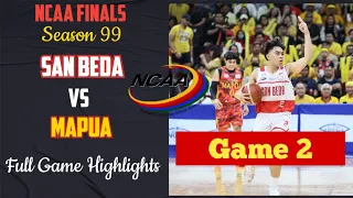 San Beda VS Mapua Game 2 Ncaa Season 99 Finals. Full Game Highlights