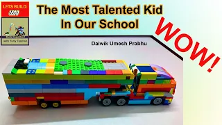 Special Video from Yuriy Tenman Lego Minimalism 👍🌟 The Most Talented Student 👦 in Our LEGO School 🌟👍