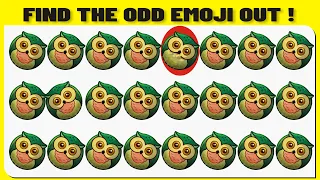 HOW GOOD ARE YOUR EYES #60 l Find The Odd Emoji Out l Emoji Puzzle Quiz