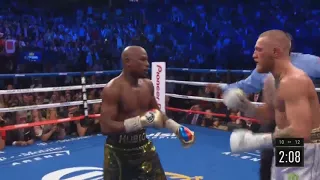 Floyd Mayweather HAMMERS Conor McGregor (Final Moments)