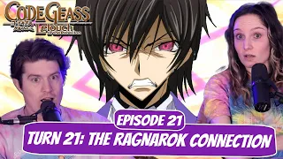 LELOUCH SAVES THE FUTURE! | Code Geass Newlyweds Reaction | “Turn 21: The Ragnarök Connection”