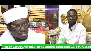 Sheikh Ibrahima Ndiaye Al Quuran wakhe na lou lérr thi "Khalwa" AK yi mou andale ak Kiko warra dougg