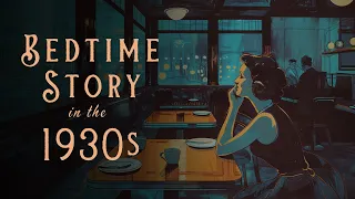 💤 Fall asleep in the 20th century | A Relaxing Lunch at a 1930s Automat  | Rainy Story for Sleep