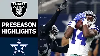 Raiders vs. Cowboys | NFL Preseason Week 3 Game Highlights