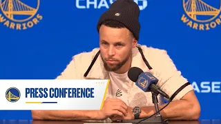 Stephen Curry Recaps Warriors' Opening Night Loss to Suns | Oct. 24, 2023