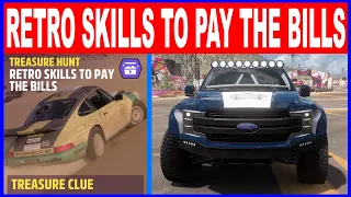 Forza Horizon 5 RETRO SKILLS TO PAY THE BILLS Treasure Hunt Summer Season Series 18 Treasure Chest