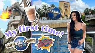 My first time at Universal Studios Orlando!💜✨ Islands of Adventure & more! VLOG | Madalyn Cline