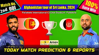 Afg vs Sl 2nd ODI 2024 Highlight | afg vs sl 2nd odi match 2024 | sri lanka vs afghanistan 2024