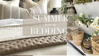 SUMMER BEDDING REFRESH| TARGET SHOP WITH ME