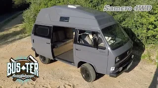 Bus-ter.de Freizeitfahrzeuge - SAMCRO 4WD -VW Bus T3 Komplettausbau