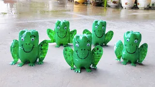 How To Make Frog From Plastic Bottle - Tuyet Mai