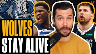 How Anthony Edwards & Timberwolves SURVIVED SWEEP vs. Luka Doncic & Mavericks | Hoops Tonight