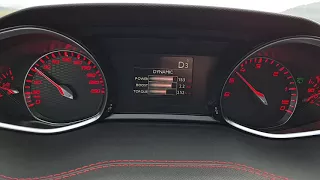 Peugeot 308 GT 0-100km/h (0-100mph)