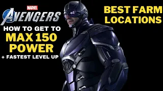 FASTEST WAY TO 150 POWER LEVEL | BEST RESOURCE AND FARMING GUIDE 2021 | MARVEL'S AVENGERS