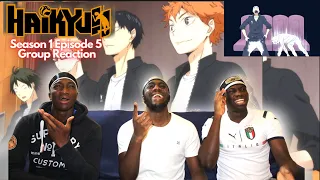 WHY IS HE SO NERVOUS!? 100% BLIND REACTION TO HAIKYUU Season 1 Episode 5