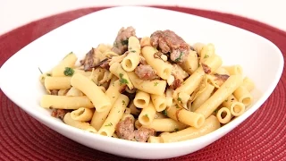 Pasta with Sausage & Artichokes Recipe - Laura Vitale - Laura in the Kitchen Episode 890