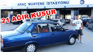 1500TL'ye ALDIĞIM ARABA MUAYENE'ye GİRDİ (21 AĞIR KUSUR)