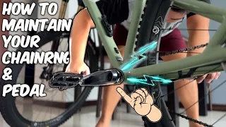 I Maintained my Chainring and Pedal and this Happens...| DIY #diy #mtb #chainring #cycling #creak