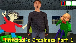 Principal's Craziness - Part 1 (Baldi Goes Crazy Part 1 Joke Mod)