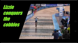 2021 Paris Roubaix Femmes: Lizzie conquers the cobbles