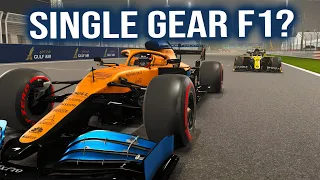 What If F1 Cars Only Had 1 Gear?